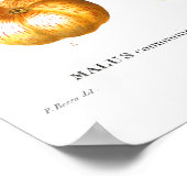 VINTAGE BOTANISCHE APEL REDOUTÉ POSTER (Ecke)