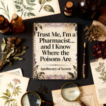 Vintage botanische Apotheke-Zitat für Apotheker