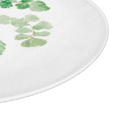 Vintage botanische Aquarellmalerei Schneidebrett (Ecke)