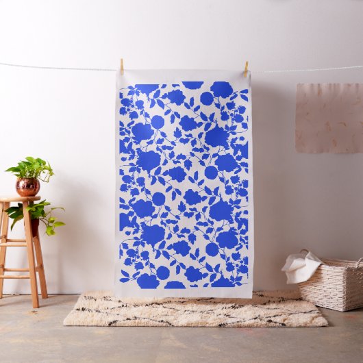 Vintage Botanische Baumwolle Stoff (Beispiel)