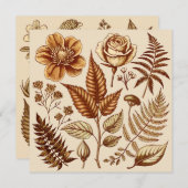 Vintage botanische Bliss (Vorne/Hinten)