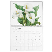 Vintage botanische Blume 2025 Kalender (Jan 2027)
