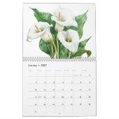Vintage botanische Blume 2025 Kalender (Jan 2027)