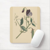 Vintage botanische Blume Blumengarten Mousepad (Mit Mouse)