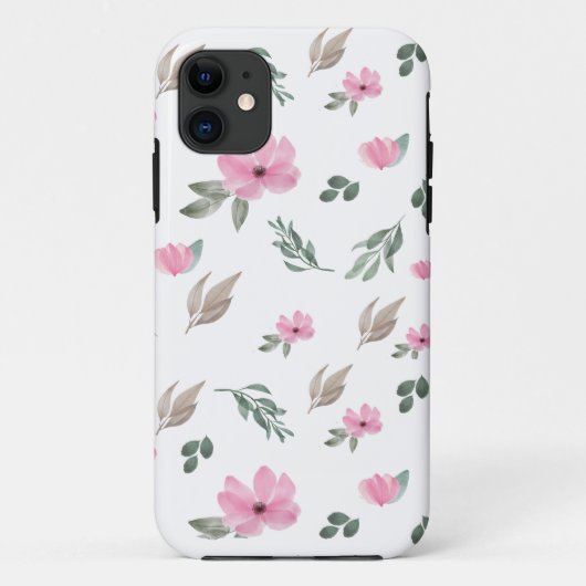 Vintage botanische Blume Case-Mate iPhone Hülle (Rückseite)