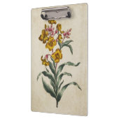 Vintage botanische Blume Klemmbrett (Links)