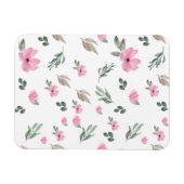 Vintage botanische Blume Magnet (Horizontal)