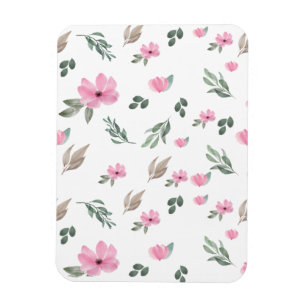 Vintage botanische Blume Magnet