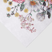 Vintage botanische Blume (nicht KI) Seidenpapier (Ausschnitt)