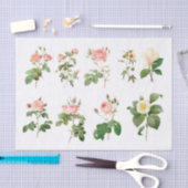 Vintage botanische Blume (nicht KI) Seidenpapier (Handwerk)