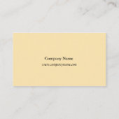 Vintage botanische Blume rot, rosa Visitenkarte (Rückseite)