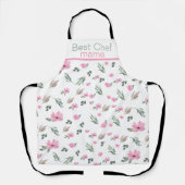 Vintage botanische Blume Schürze (Vorderseite)