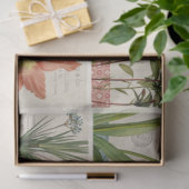 Vintage botanische Blume Seidenpapier (Geschenk)