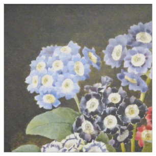 Vintage botanische BlumenBlumenwatercolor-Kunst Stoff