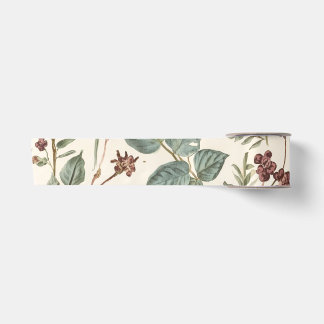 Vintage Botanische Blumengarten-Optik Satinband