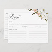 Vintage botanische Blumenzapiere Postkarte (Vorne/Hinten)