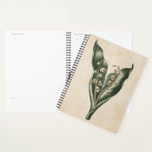 Vintage botanische Blütenlandschaft Planer (Anzeige)