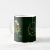 Vintage Botanische Brombeere Kaffeetasse (Vorderseite Links)
