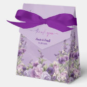 Vintage Botanische Butterfly-Hochzeit Geschenkschachtel (Vorderseite)