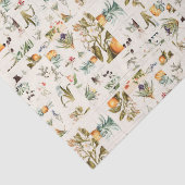 Vintage botanische Collage Seidenpapier (Detail)