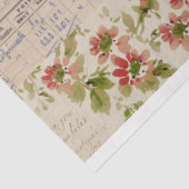 Vintage botanische Collage und Ephemera Seidenpapier (Ausschnitt)