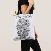 Vintage Botanische Cottagecore Blumen Tasche (Von Nahem)