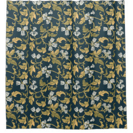 Vintage botanische Eleganz Duschvorhang