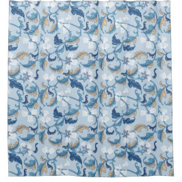 Vintage botanische Eleganz Duschvorhang