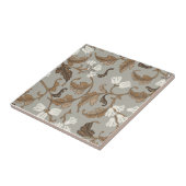 Vintage botanische Eleganz Fliese (Seite)