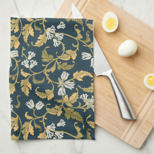Vintage botanische Eleganz Geschirrtuch