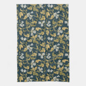 Vintage botanische Eleganz Geschirrtuch (Vertikal)