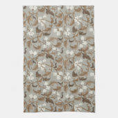 Vintage botanische Eleganz Geschirrtuch (Vertikal)