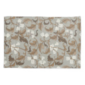 Vintage botanische Eleganz Kissenbezug (Rückseite)