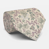 Vintage botanische Eleganz Krawatte (Gerollt)