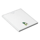 VINTAGE BOTANISCHE "FEIS" NOTEPAD NOTIZBLOCK (angewinkelt)