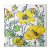 Vintage botanische fliese (Vorderseite)