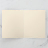 Vintage botanische Florenkoralle Karte (Innenseite)