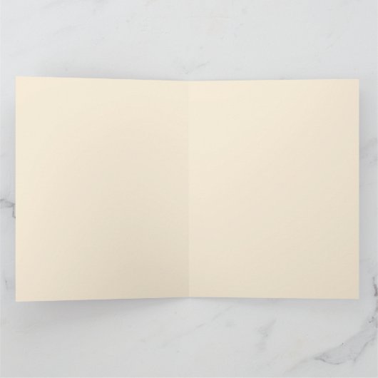 Vintage botanische Florenkoralle Karte (Innenseite)