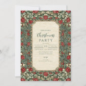 Vintage botanische Folies Einladung (Vorderseite)