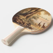 Vintage botanische Giraffen, anpassbar Tischtennis Schläger (Vorderseite)