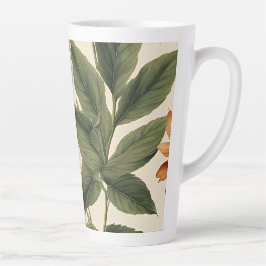 Vintage botanische Größe Milchtasse (Rechts)