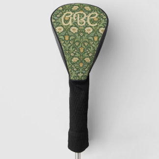 Vintage Botanische Grüntöne Golf Headcover