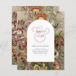 Vintage Botanische Hochzeit in Burgund