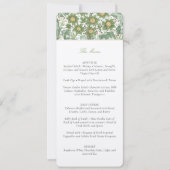 Vintage Botanische Hochzeitkarte Einladung (Vorderseite)