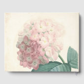 Vintage Botanische Hydrangea 70. Geburtstagsparty Gästebuch (Rückseite)