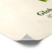 Vintage botanische Illustration, Artichoke Poster (Ecke)