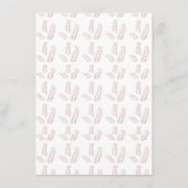 Vintage botanische Illustration - Elegante Kunst,  Begleitkarte (Rückseite)