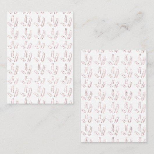 Vintage botanische Illustration - Elegante Kunst, Mitteilungskarte (Vorne/Hinten)