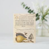 Vintage botanische Illustration Feiertagspostkarte (Stehend Vorderseite)