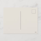 Vintage botanische Illustration Holiday Postkarte (Rückseite)